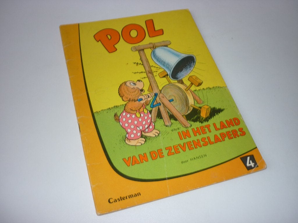 Casterman: Pol 4. In het land van de Zevenslapers (antiek), Eén stripboek, Ophalen of Verzenden, Gelezen