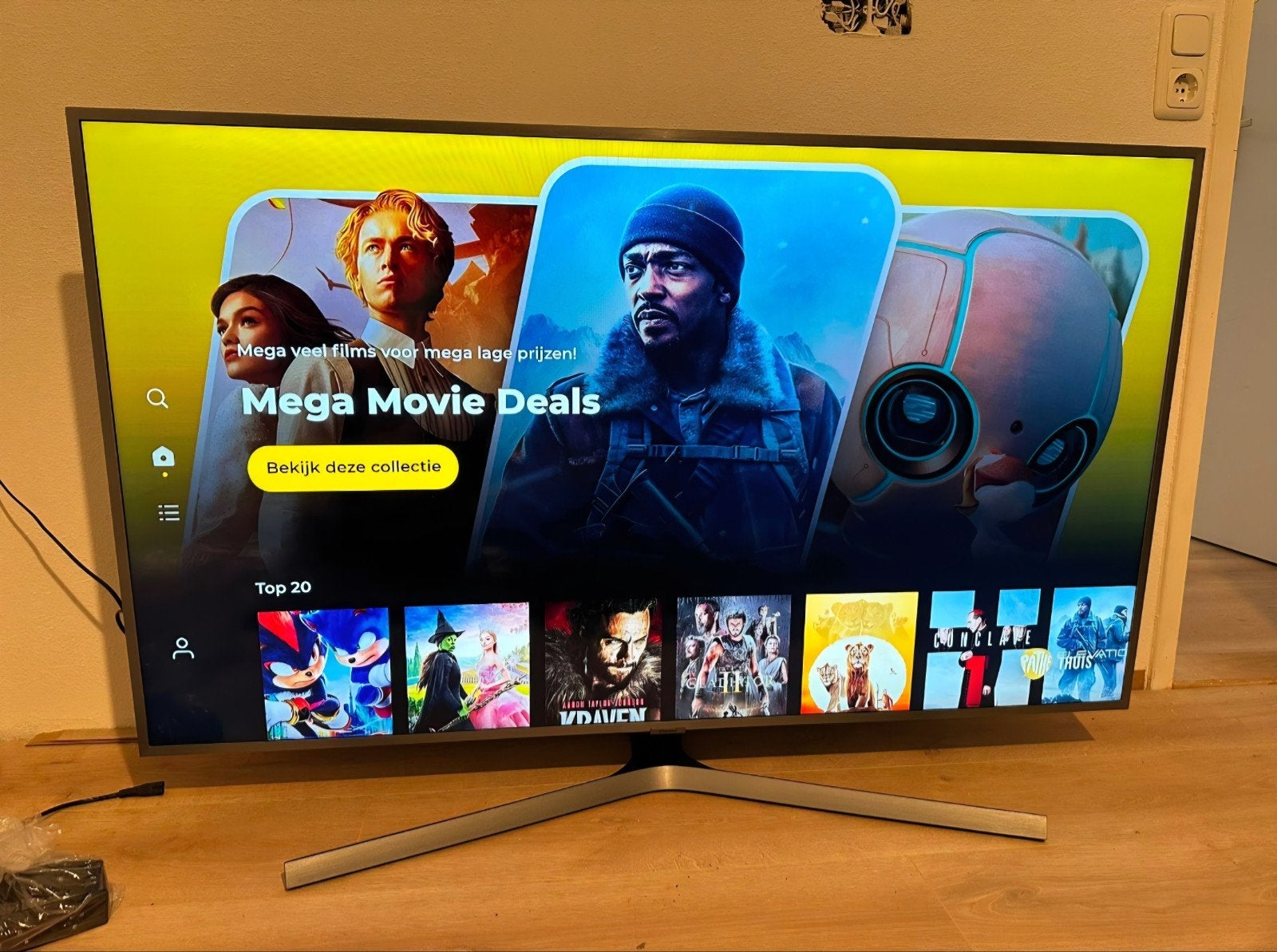 Samsung 4K LED Smart TV - 43 inch, Ophalen, 50 Hz, Zo goed als nieuw, Samsung