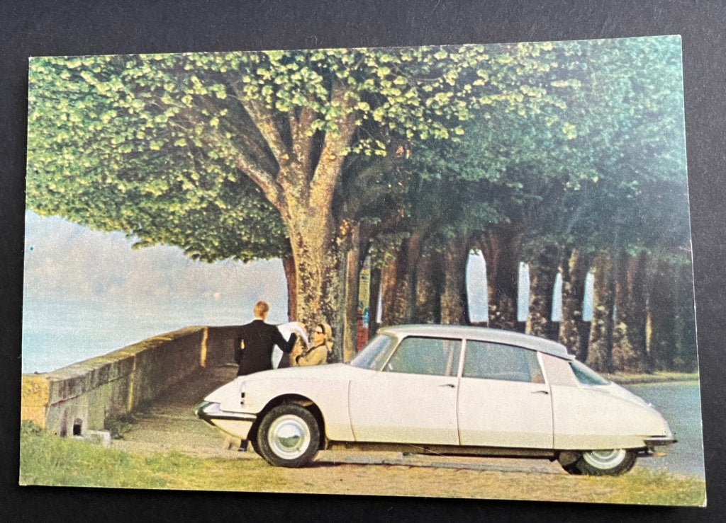 ansichtkaart / reclame kaart van een Citroën DS 19, Snoek 3., Verzenden, 1960 tot 1980, Sterren en Beroemdheden