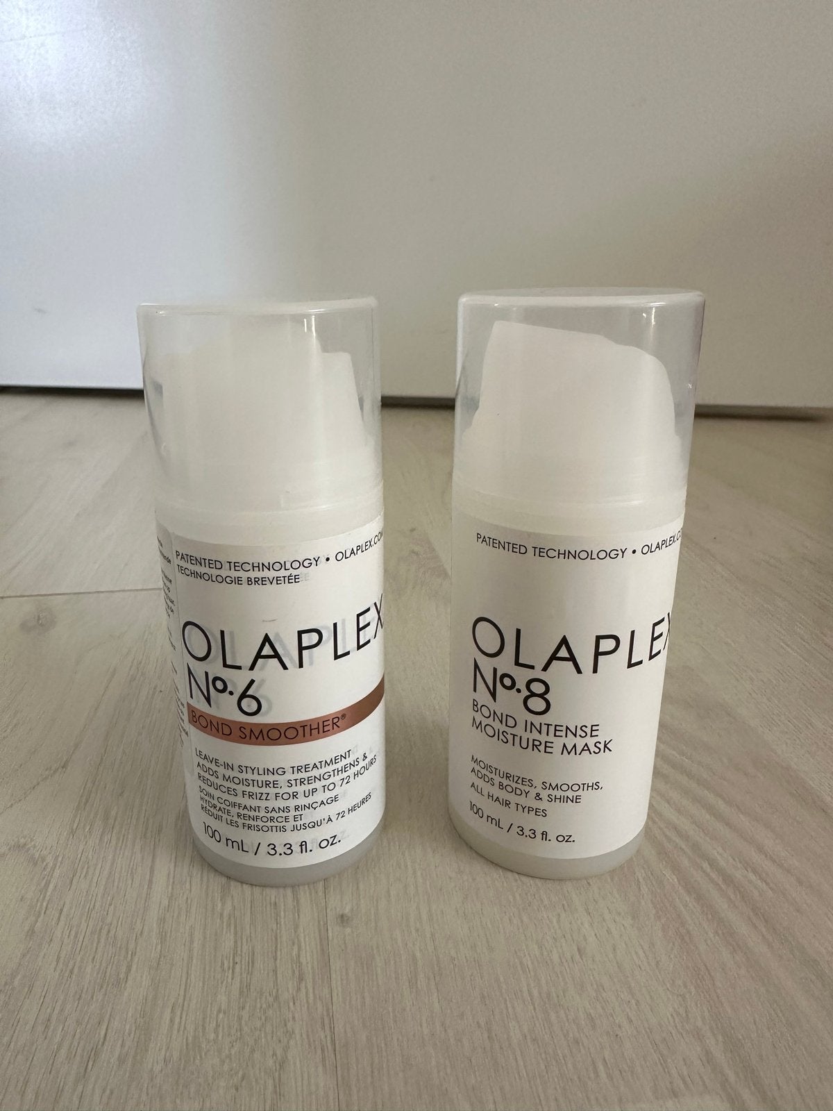 Olaplex No.6 Bond Smoother & No.8 Bond Intense Moisture Mask, Ophalen of Verzenden, Gebruikt, Haarverzorger of -hersteller