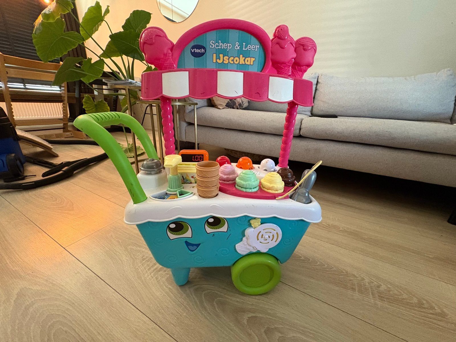 VTech Schep & Leer IJscokar, Ophalen of Verzenden, Zo goed als nieuw, 2 tot 4 jaar