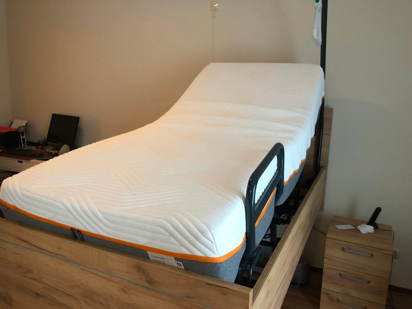 Dakota zorgbed, Huis en Inrichting, Slaapkamer | Bedden, Verstelbaar, 90 cm, Eenpersoons, Ophalen of Verzenden