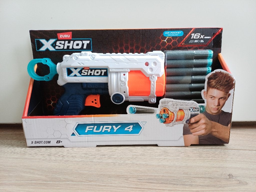 X-shot Zuru Fury 4 blaster;  NIEUW!, Ophalen of Verzenden, Nieuw