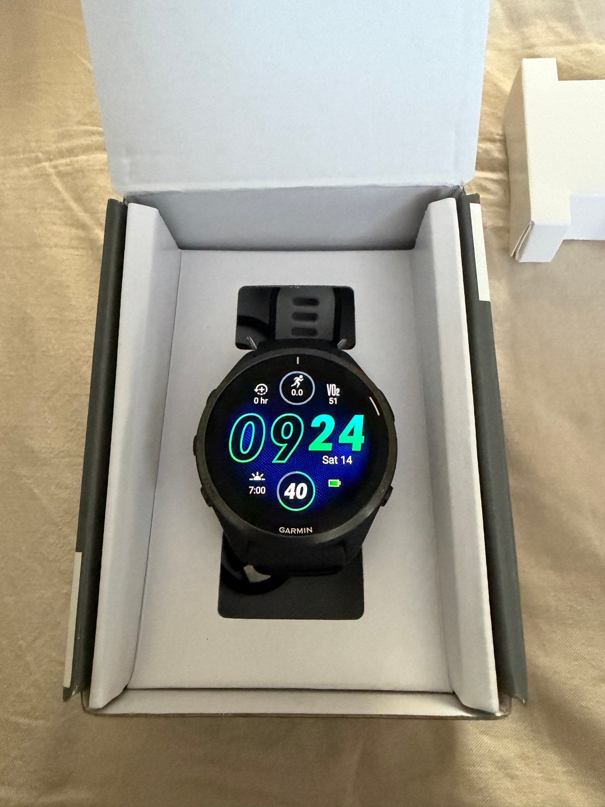 Garmin Forerunner 965 - Zo goed als nieuw, Afstand, Zwart, Ophalen of Verzenden, Zo goed als nieuw