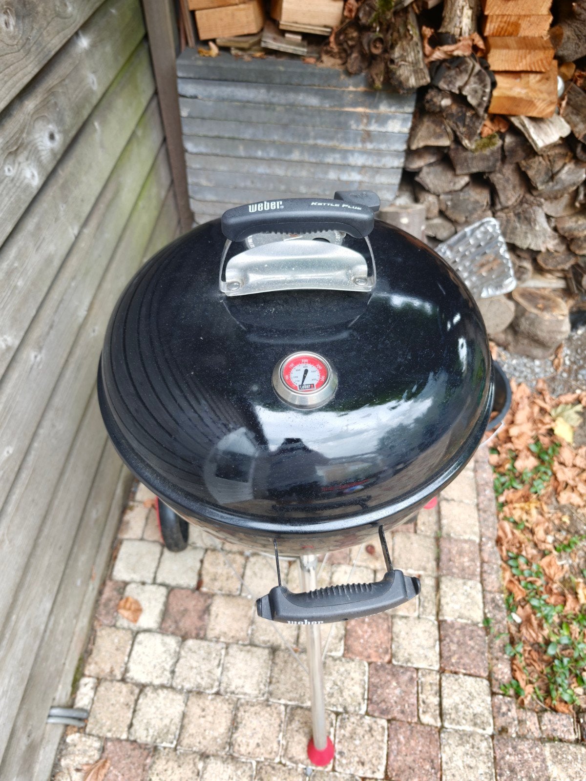 Weber Kettle Plus 47cm BBQ - Nieuw rooster nodig, Ophalen, Gebruikt, Weber