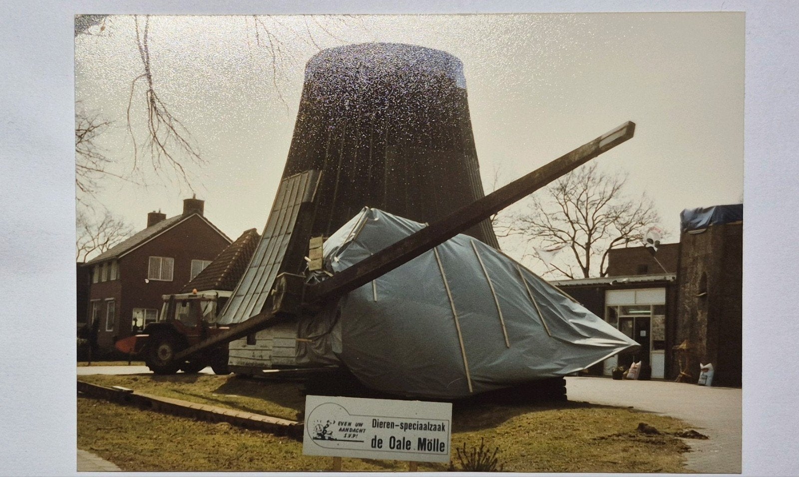 Hellendoorn ( Ov. ) foto Molen de Wippe, Verzenden, 1980 tot heden, Foto, Zo goed als nieuw