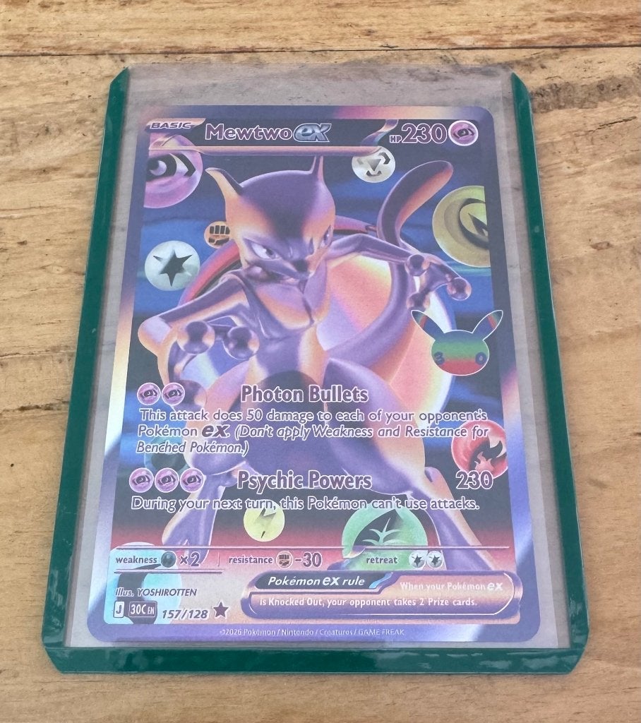 Mewtwo 157/128 EX Full Art - 30th Celebration Pokémon Kaart