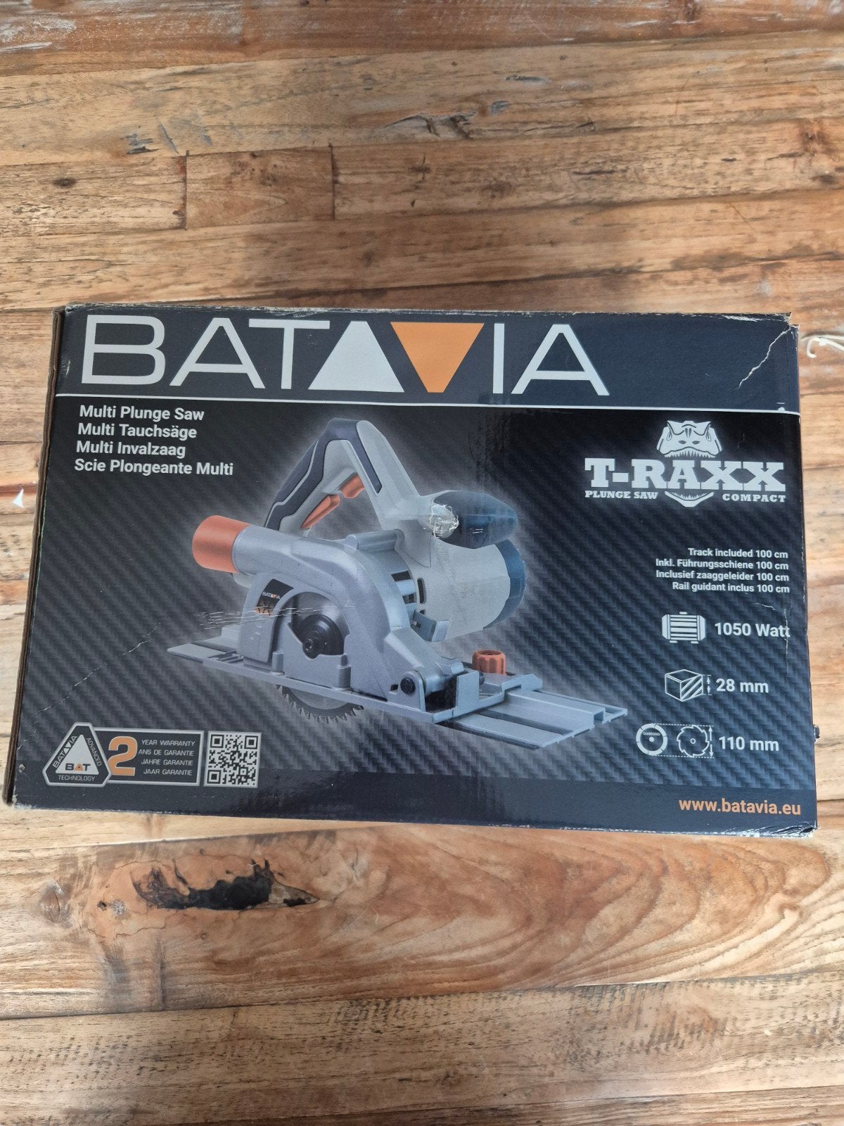 Batavia T-RAXX Compact Multi Invalzaag 1050W met accessoires, Minder dan 30 mm, Invalzaag, Nieuw, 600 tot 1200 watt