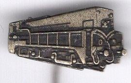 NS 2200-2300 locomotief zilverkleurig trein speldje( J_019), Verzenden, Zo goed als nieuw, Transport, Speldje of Pin