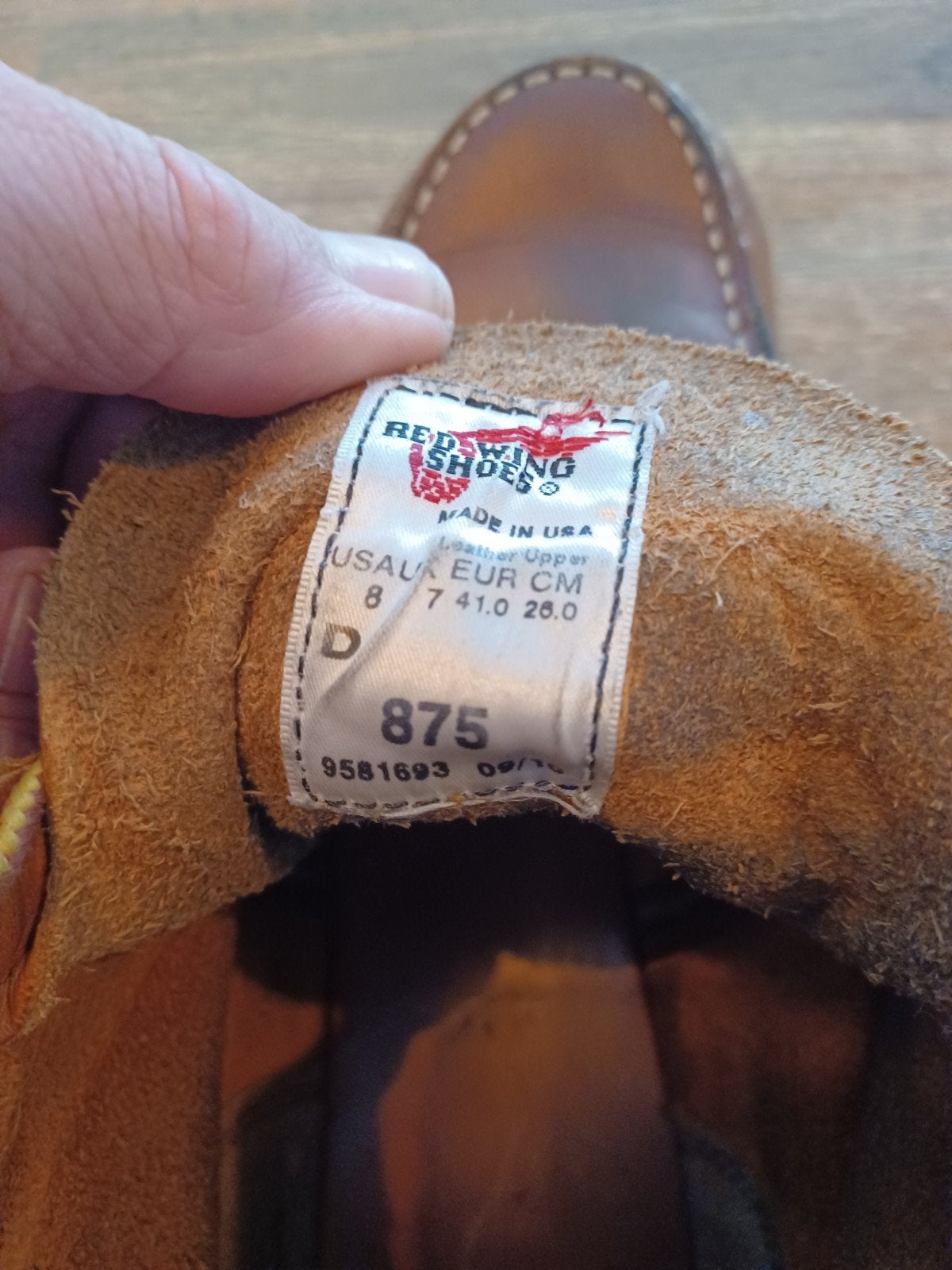 Red Wing Shoes 875 -  mt 41 Zo goed als nieuw, Kleding | Heren, Bruin, Ophalen of Verzenden, Zo goed als nieuw, Red Wing Shoes