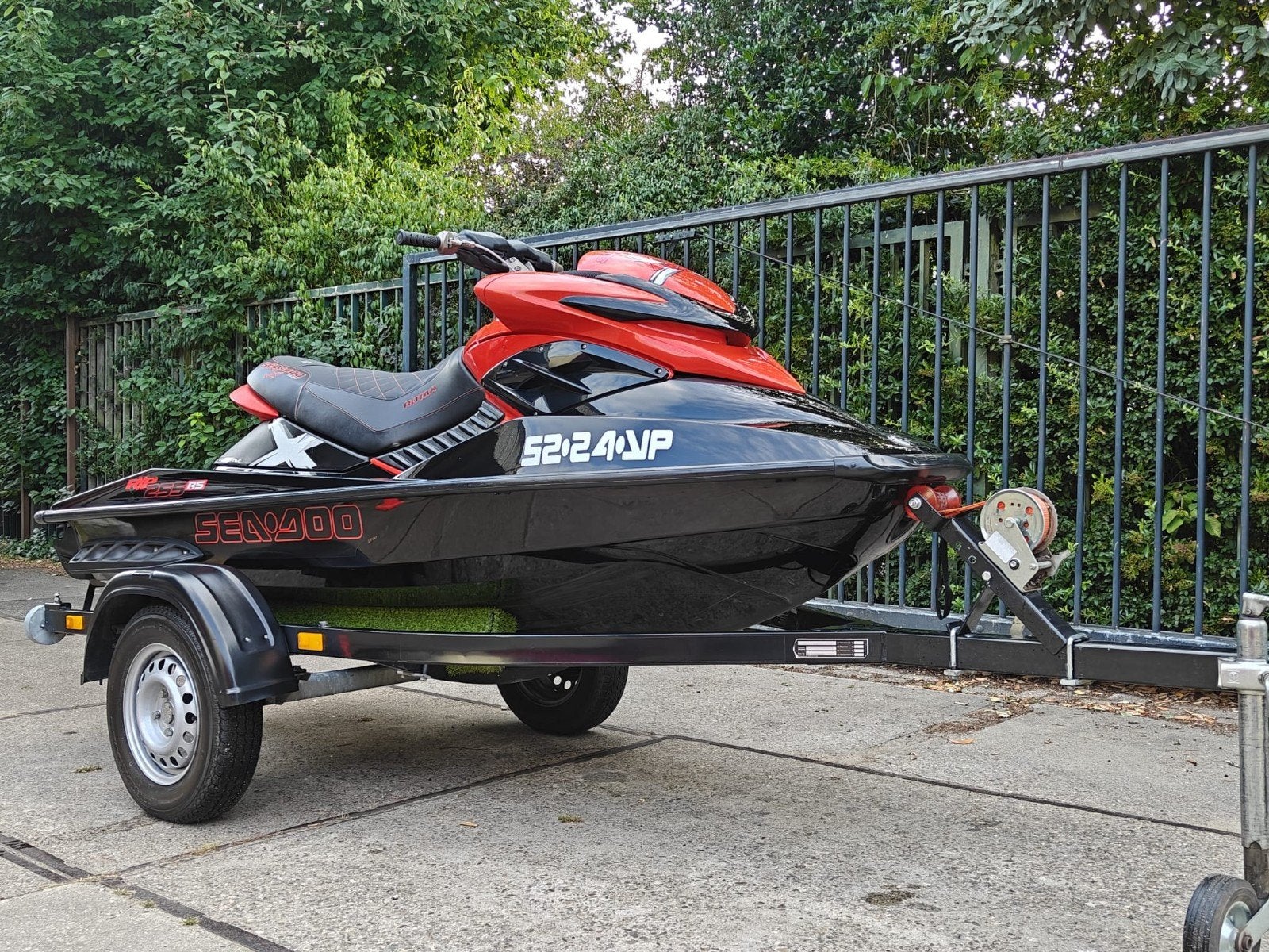 Sea-Doo RXP 255 RS Waterscooter met trailer, Watersport en Boten, Ophalen of Verzenden, Zo goed als nieuw, Benzine, 200 pk of meer