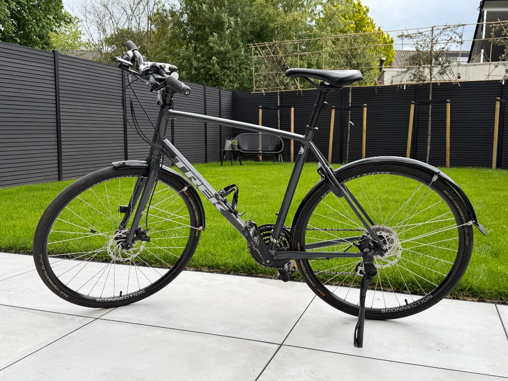 Trek FX1 herenfiets, Fietsen en Brommers, 28 inch, Zo goed als nieuw, 57 tot 61 cm, Meer dan 20 versnellingen