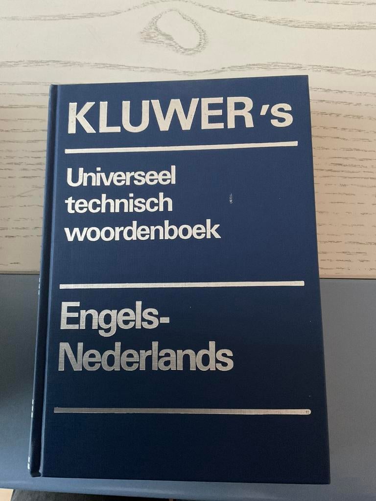 Technische woordenboeken, Kluwer’s., Ophalen, Zo goed als nieuw, Overige uitgevers