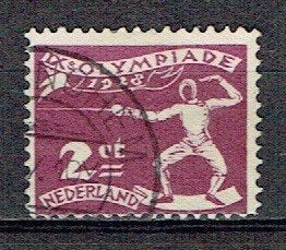 Nederland 1928 nr. 213 Olympische spelen Schermen GORINCHEM, Verzenden, Gestempeld, Sport