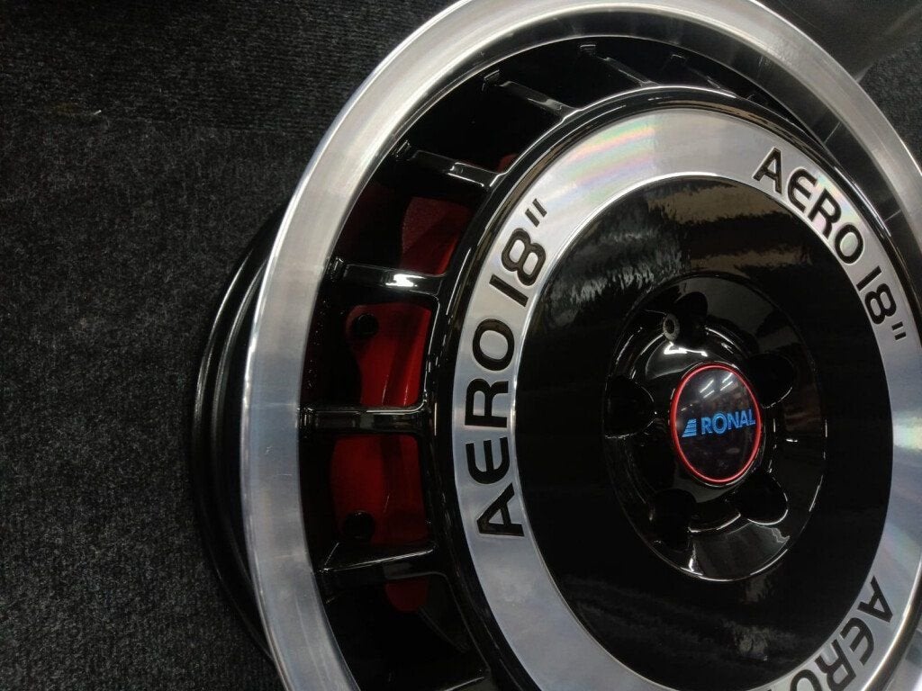 Ronal Turbo lichtmetaal velgen 18"inch VW Gold 5X112, Auto-onderdelen, Banden en Velgen, Banden en Velgen, 18 inch, Gebruikt, Ophalen
