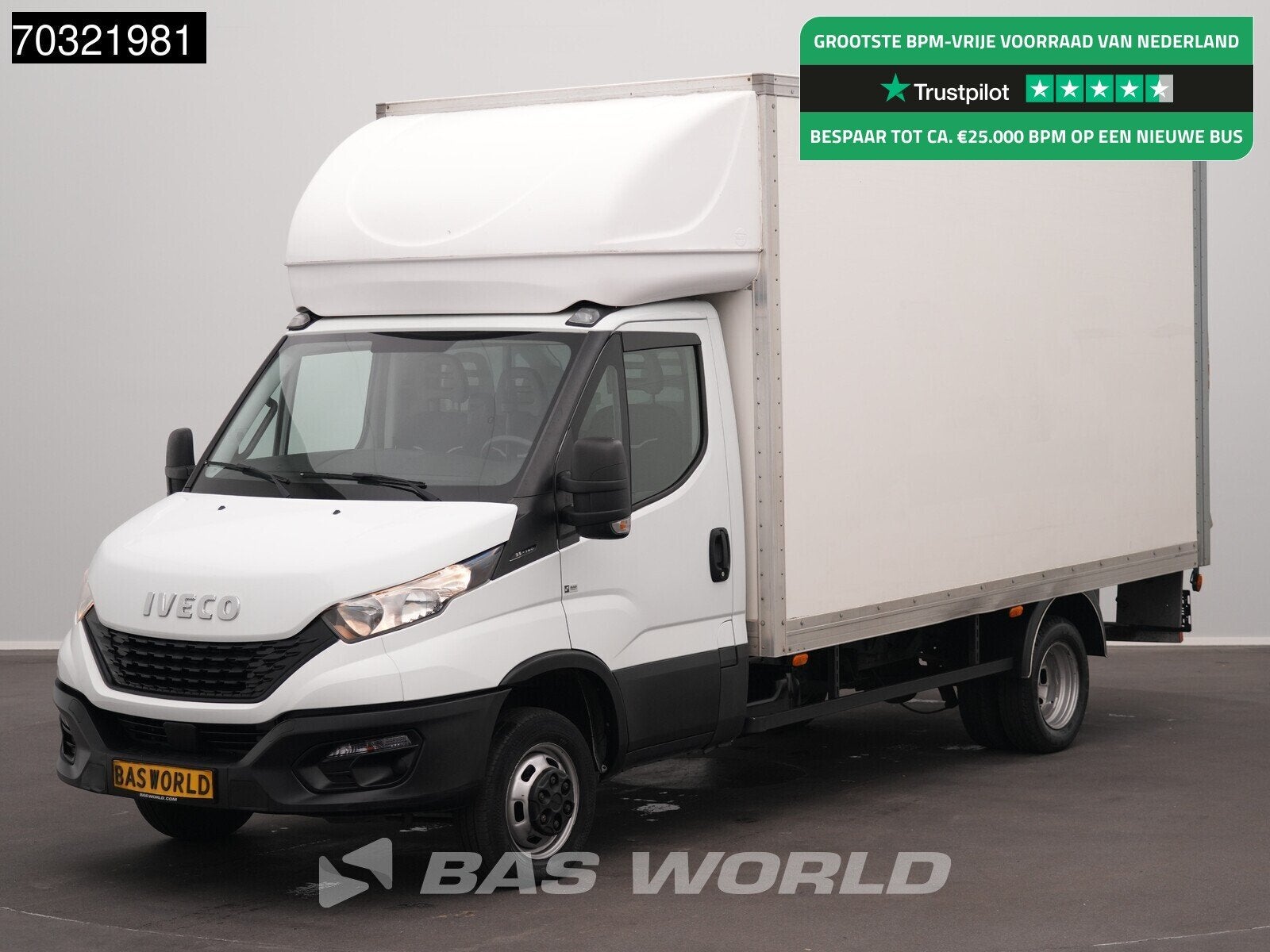 Iveco Daily 35C14 D'Hollandia Laadklep Dubbellucht Bakwagen, Auto's, Bestelauto's, Gebruikt, Euro 6, Iveco, 3005 kg
