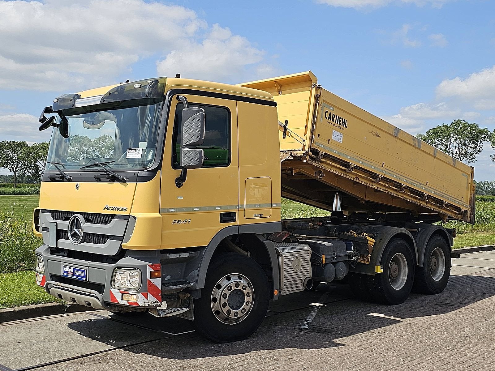 MERCEDES-BENZ ACTROS 2641 mp3 6x4 carnehl 3s, Auto's, Automaat, Euro 5, Bedrijf, Diesel