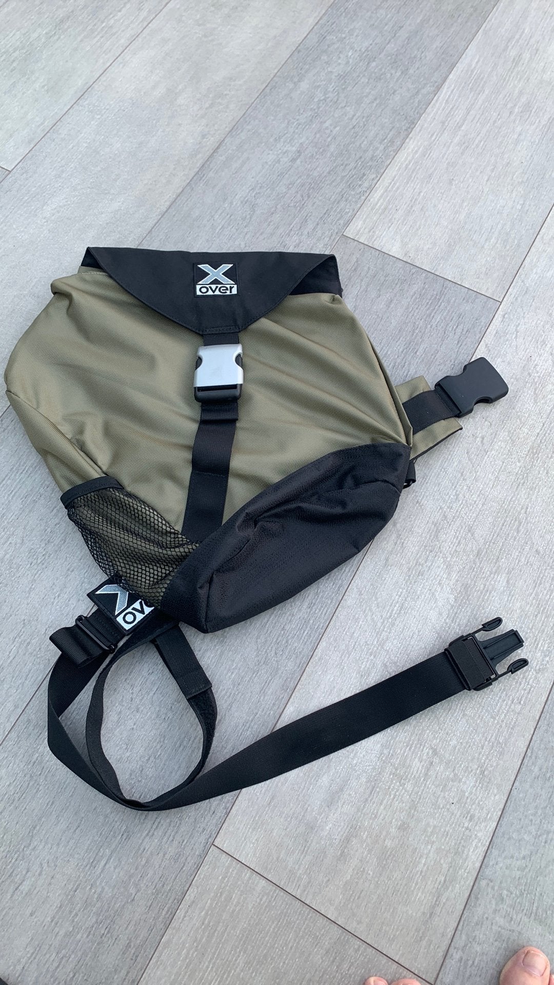 X OVER rugtas, Ophalen of Verzenden, Zo goed als nieuw, Overige merken, 30 tot 45 cm