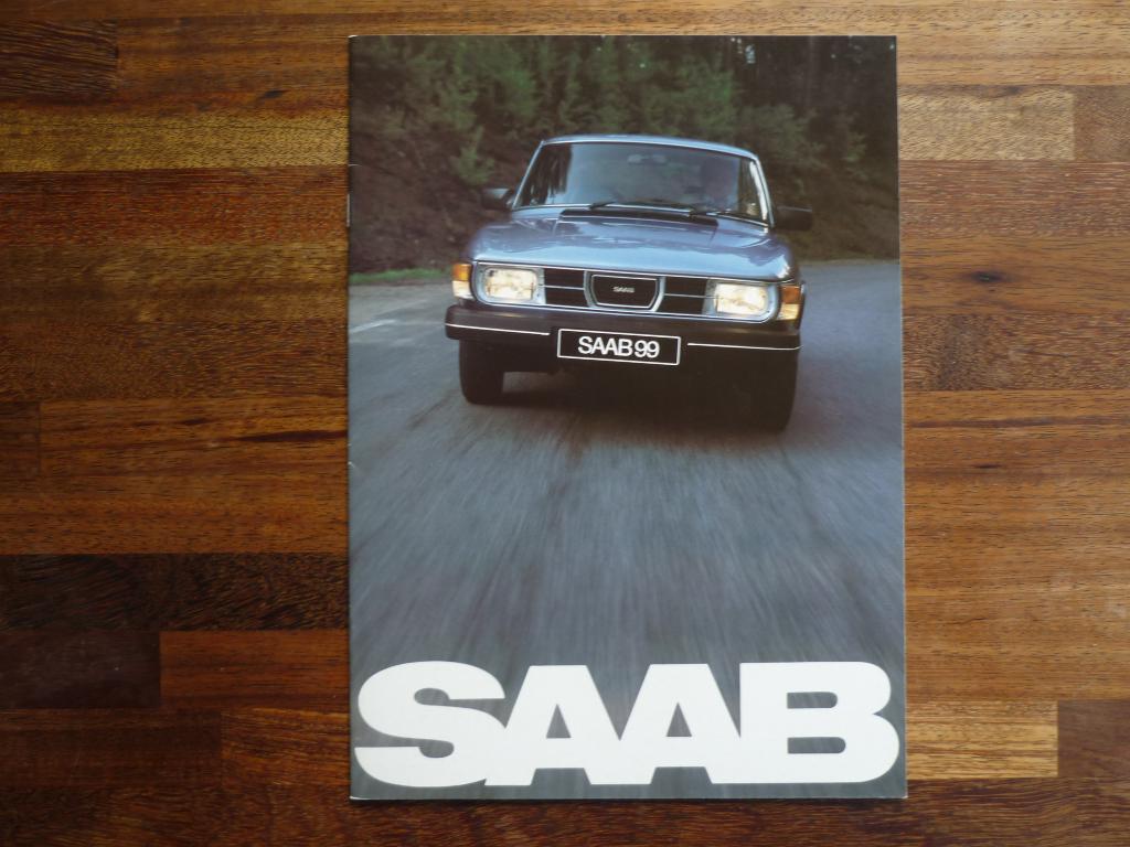 Saab 99 (1982), Boeken, Auto's | Folders en Tijdschriften, Nieuw, Overige merken, Ophalen of Verzenden