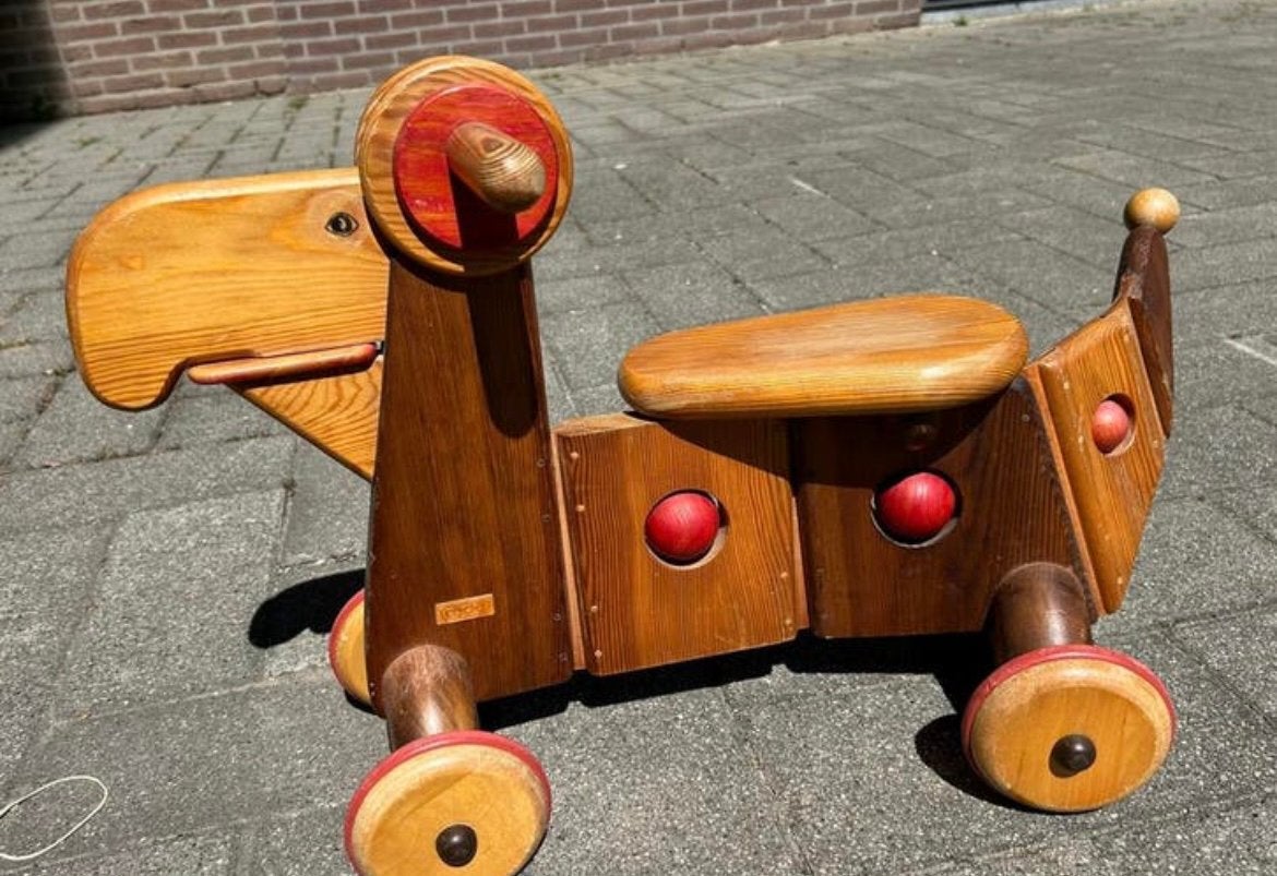 Loopfiets hout, Ophalen, Zo goed als nieuw, Loopfiets