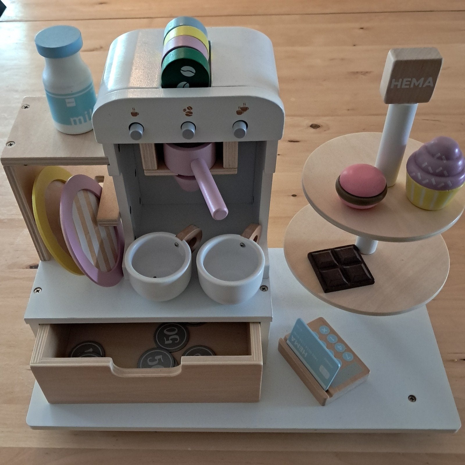 Houten HEMA Koffiezetapparaat Speelset, Ophalen