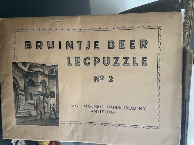 Legpuzzel Zeldzaam : Bruintje Beer No : 2    uit 1948, Ophalen of Verzenden