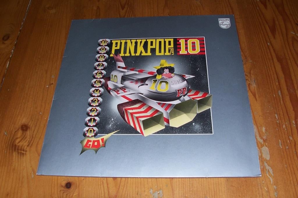 10 jaar pinkpop  lp, Ophalen of Verzenden, Gebruikt, 12 inch