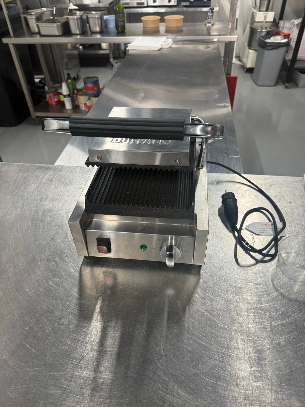 Buffalo Grilplaat - Professionele Contactgrill, Ophalen of Verzenden, Nieuw, Tafelgrill