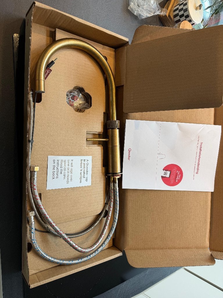 Quooker messing patina pro 3, Ophalen, Overige typen, Goud, Zo goed als nieuw