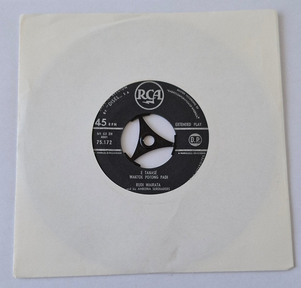 Rudi Wairata and his Amboina Serenaders - E tanase, Ophalen of Verzenden, Gebruikt, Pop, EP