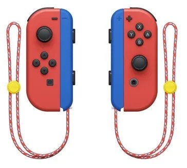 Nintendo Switch Mario Joy-Con controllers (special edition), Ophalen of Verzenden, Zo goed als nieuw, Met 2 controllers, Switch 2019 Upgrade