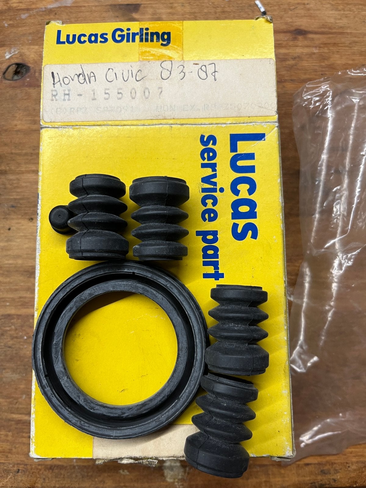 Remklauw rubbers honda civic 3e gen, Ophalen of Verzenden, Nieuw, Honda