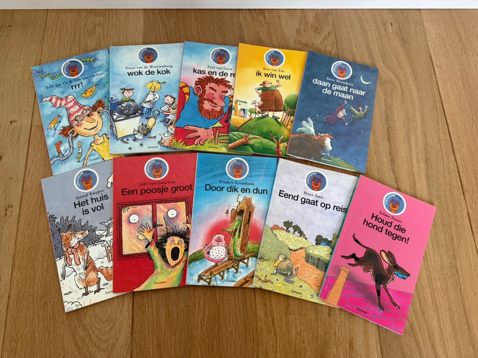 Leesboekjes. Leesleeuw boekjes groep 3. Serie 1t/m10., Ophalen of Verzenden, Zo goed als nieuw, Jongen of Meisje, Fictie algemeen