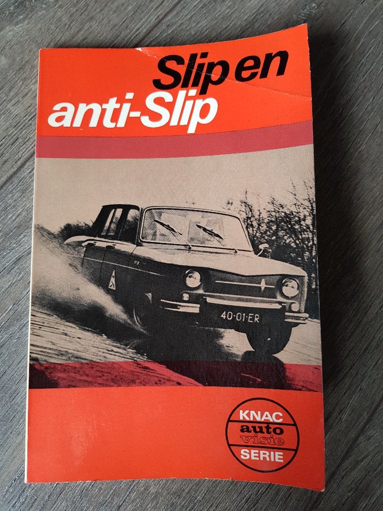Boekje : Slip en anti-slip -- KNAC autovisie serie -- 1970, Ophalen of Verzenden, Gelezen, Henk Stemmer, Co Schoonheim