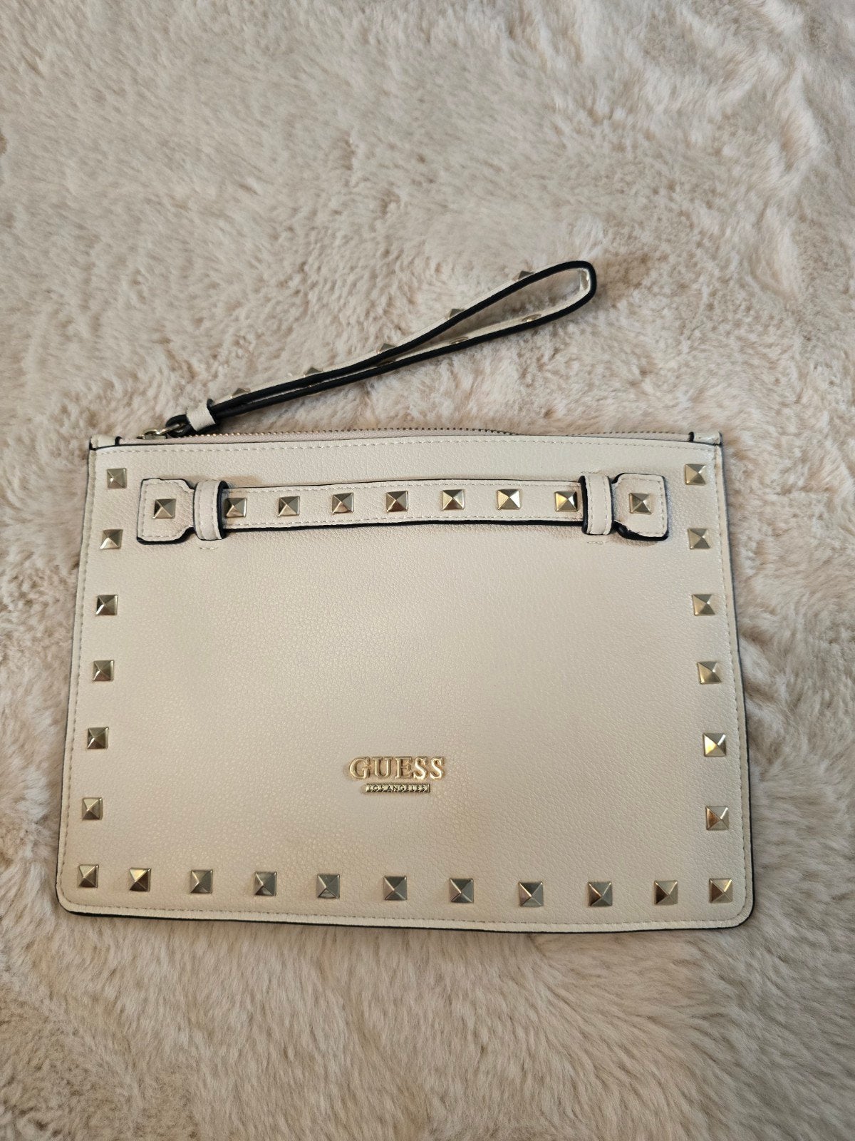 Guess Los Angeles Clutch/Wristlet - Splinternieuw, Verzenden, Nieuw, Wit, Avondtasje