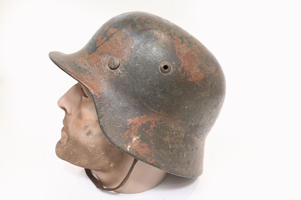 m35 dd luftwaffe 2tone camo helm, Verzamelen, Ophalen, ., Duitsland, Luchtmacht