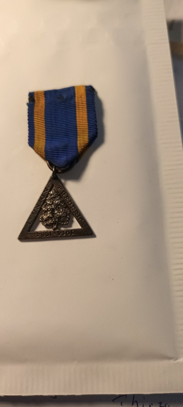 Oude medaille met lint - Arbor Tandem, Ophalen of Verzenden
