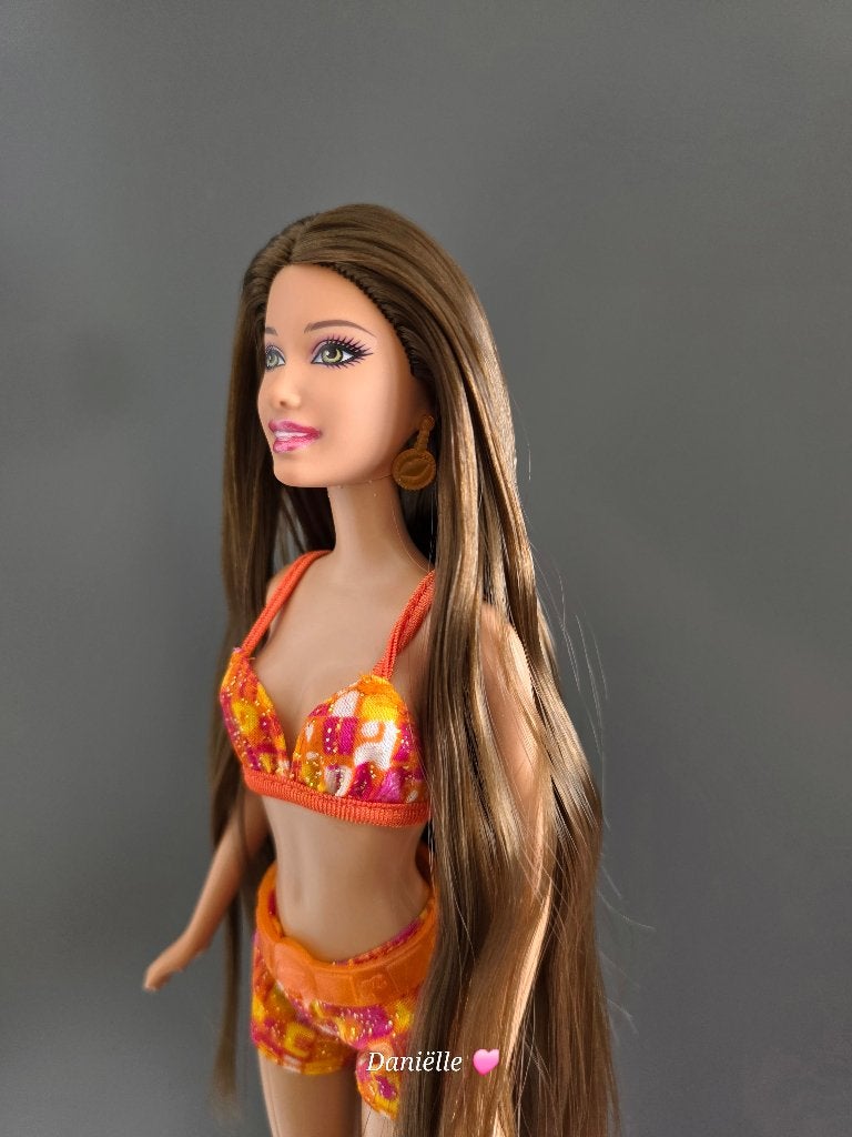 Custom barbie bath play fun teresa, Ophalen of Verzenden, Zo goed als nieuw, Pop