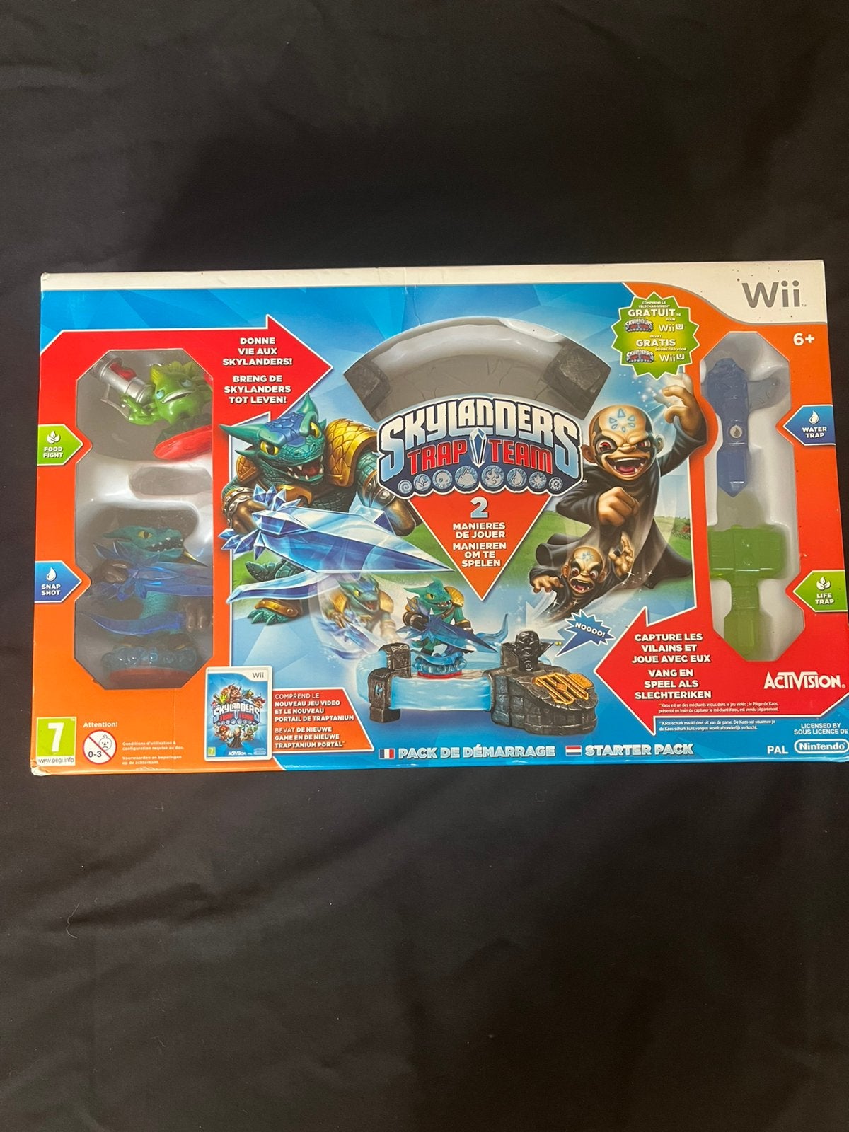 Skylanders trap team nintendo wii starterpack pack in doos, 2 spelers, Ophalen of Verzenden, Avontuur en Actie, Vanaf 7 jaar