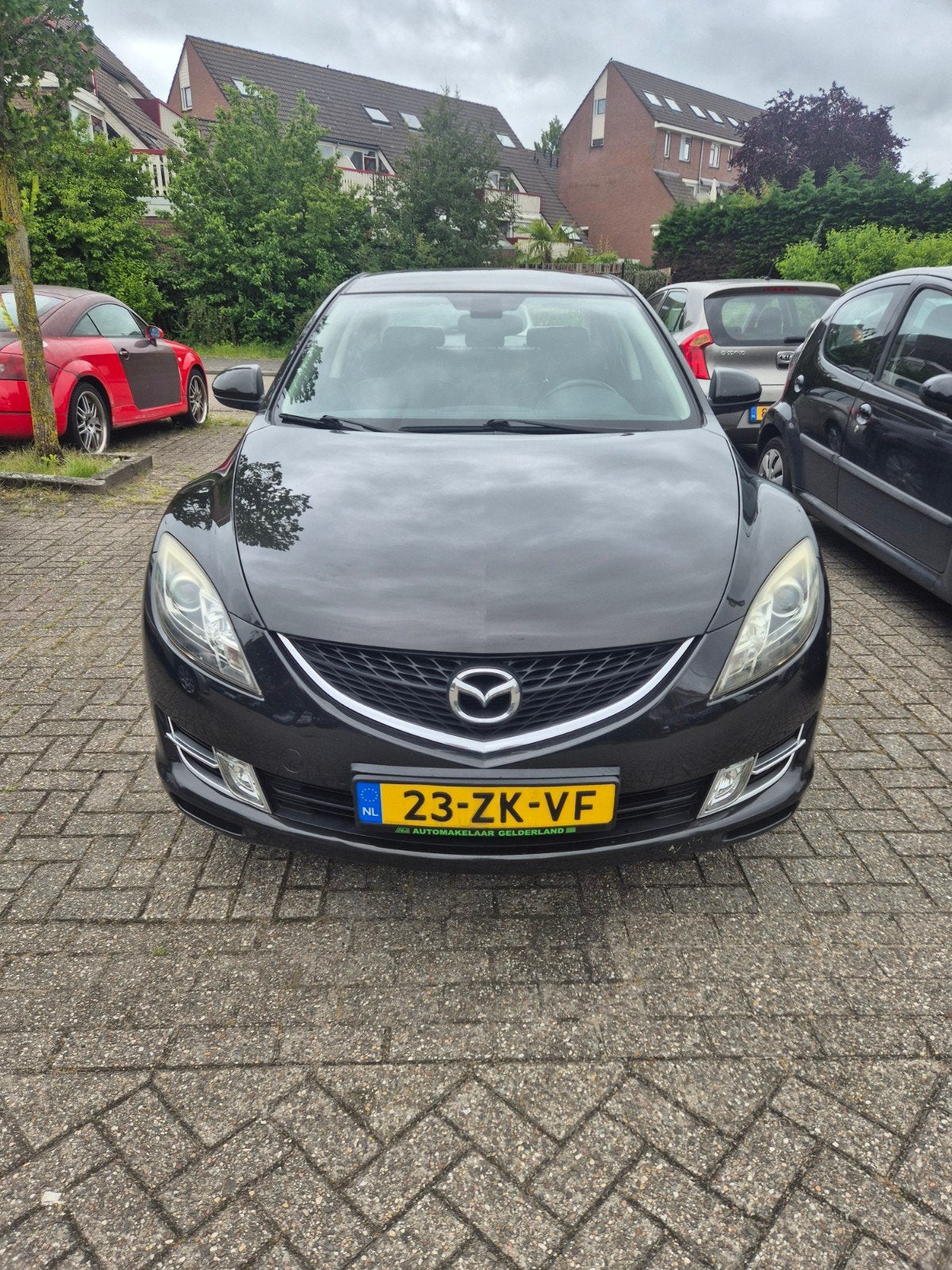 Mazda 6 1.8 Sedan 2008 Zwart, Auto's, Voorwielaandrijving, 15 km/l, 4 cilinders, Zwart