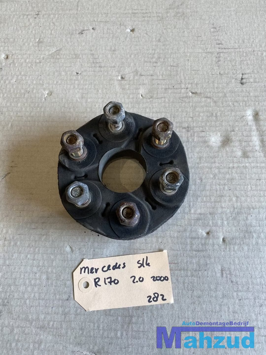 MERCEDES SLK R170 Cardanas rubber hardi schijf 2104110415, Auto-onderdelen, Gebruikt, Mercedes-Benz AG, Mercedes-Benz, Ophalen of Verzenden