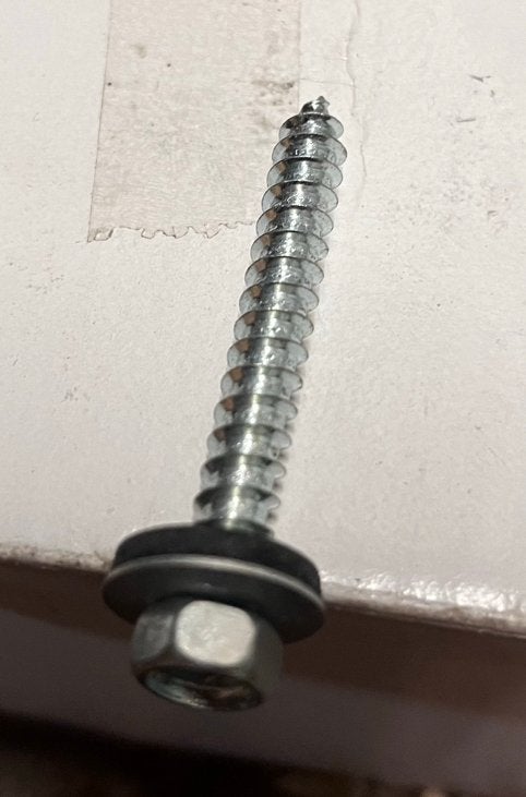 Facadeschroef Type A 6,5x50 verzinkt 190 stuks, Doe-het-zelf en Verbouw, IJzerwaren en Bevestigingsmiddelen, Ophalen of Verzenden