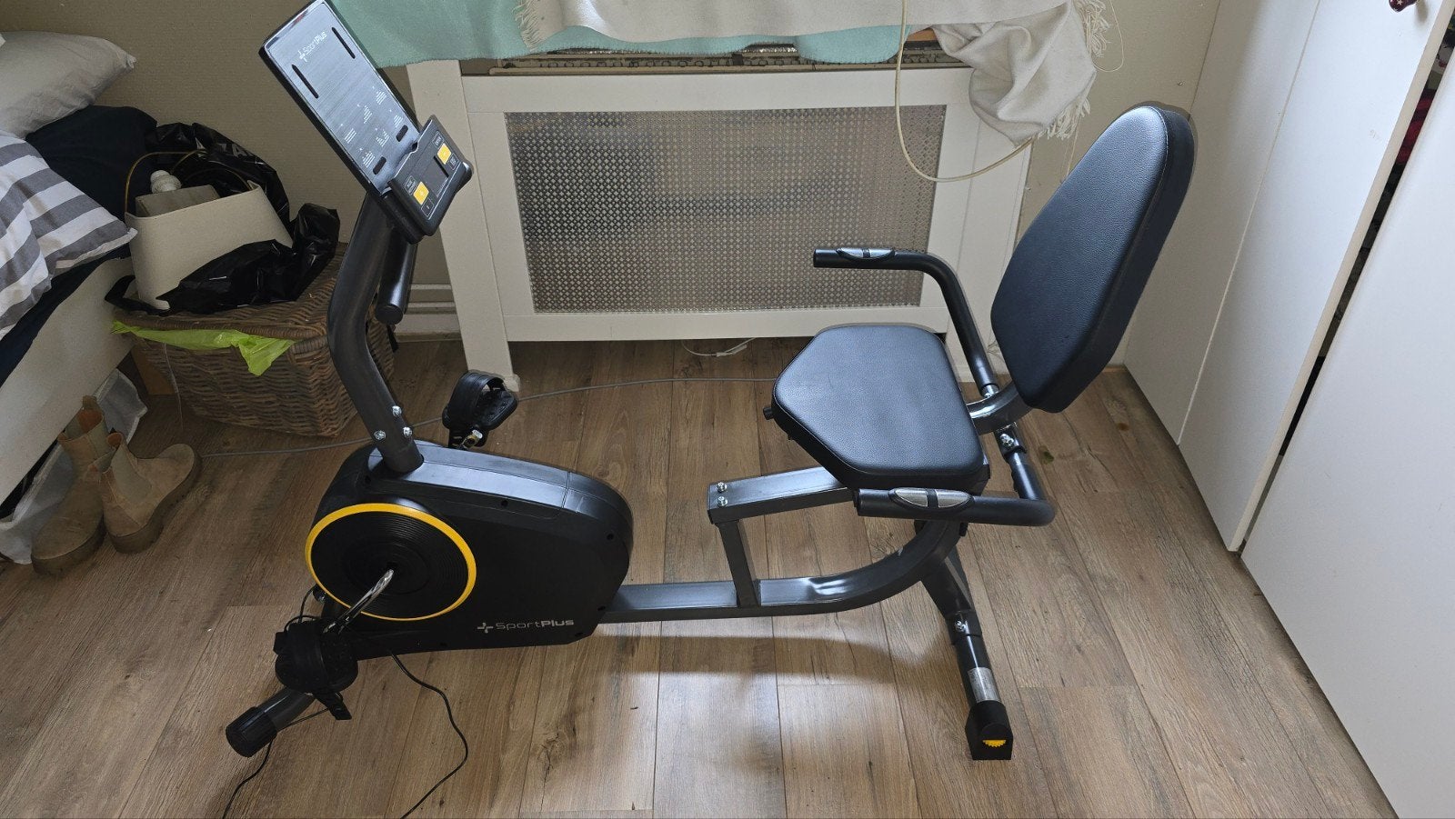 SportPlus Ligfiets Hometrainer - Zo goed als nieuw, Ophalen, Ligfiets, Zo goed als nieuw, Metaal