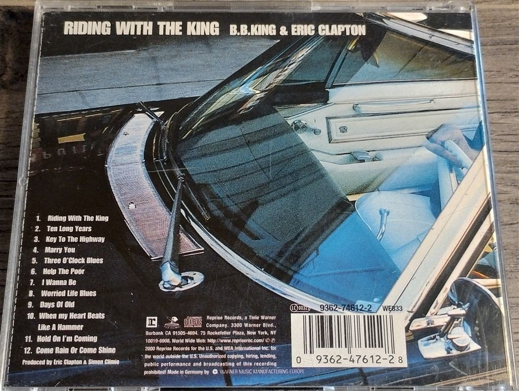 B.B. King & Eric Clapton - Riding With The King, Ophalen of Verzenden, Zo goed als nieuw, Jazz