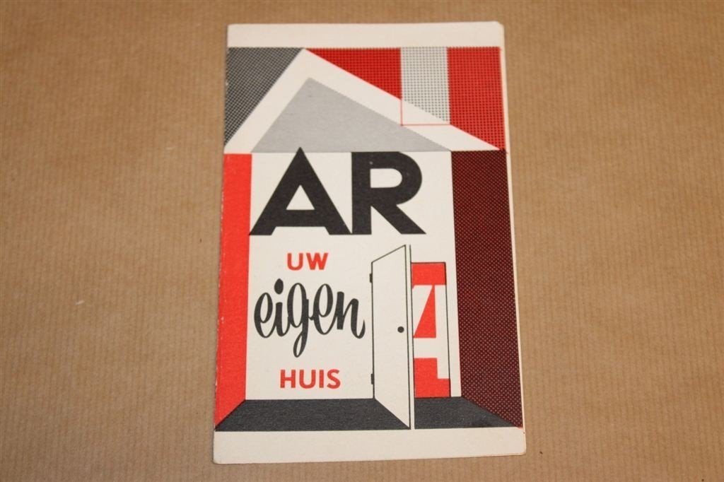Zeldzame verkiezingsfolder AR - Lijst 4 - 1967 !!, Ophalen of Verzenden, Zo goed als nieuw