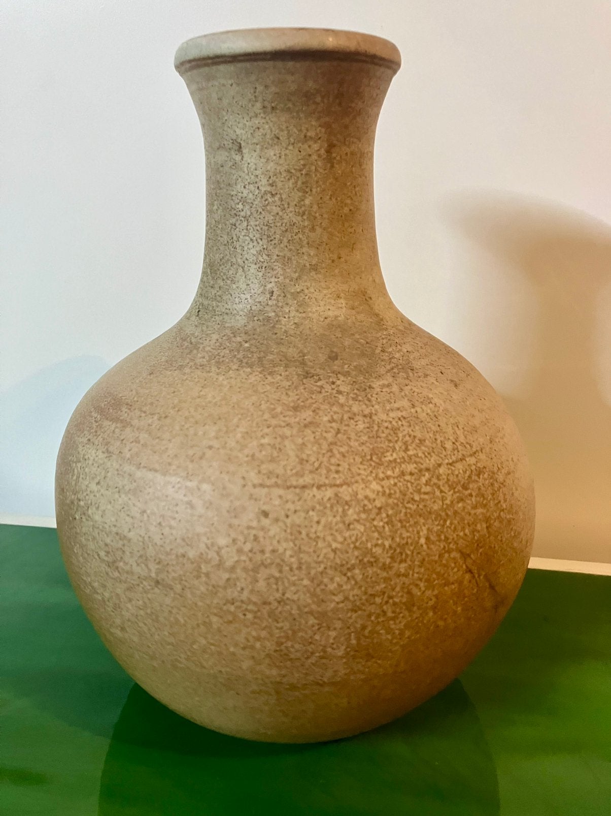 Vintage Lorch Handarbeit grote design vaas, jaren 70!, Ophalen of Verzenden