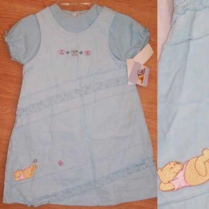 Winnie the Pooh jurk + shirt maat 110 *NIEUW* (1679) a, Meisje, Nieuw, Ophalen of Verzenden, Jurk of Rok