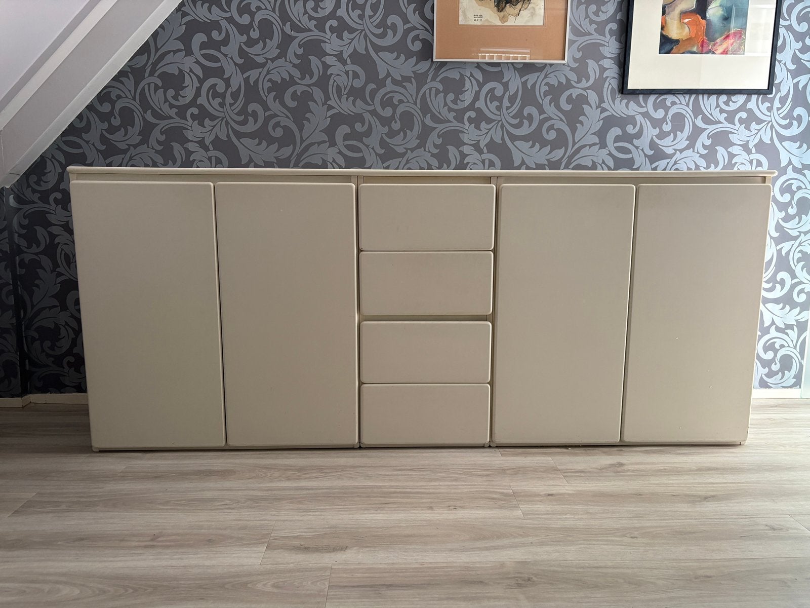 Vintage Switch Dressoir met lades en legplanken, Ophalen, Gebruikt, 50 tot 100 cm, Met lade(s)