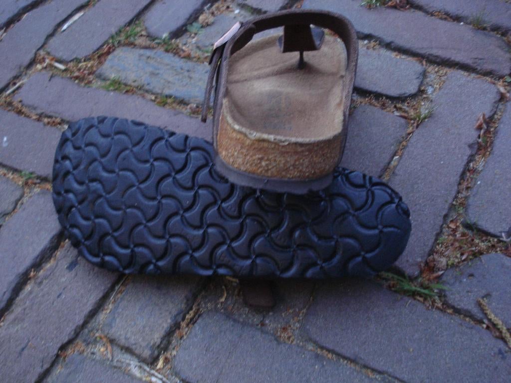 BIRKENSTOCK BRUIN GIZEH 37 NU GRATIS VERZENDING PER POST, Slippers, Bruin, Verzenden, Birkenstock 37