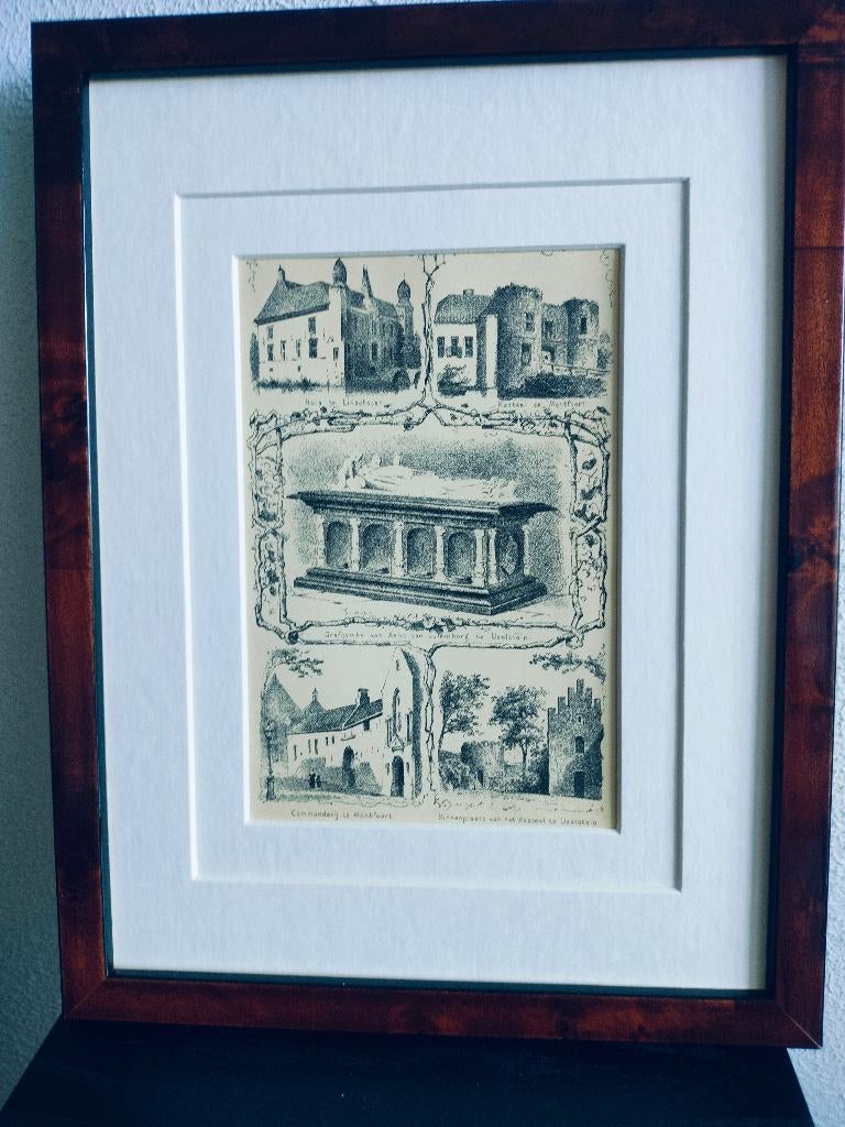 Craandijk Litho IJsselstein Montfoort Linschoten 1880 (65), Ophalen of Verzenden